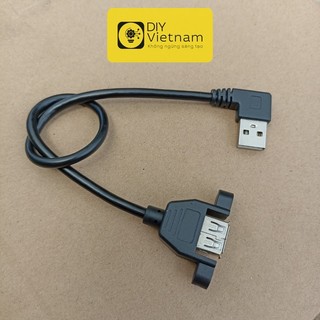 Cáp nối dài usb2.0 đực cái bắt vít 30cm