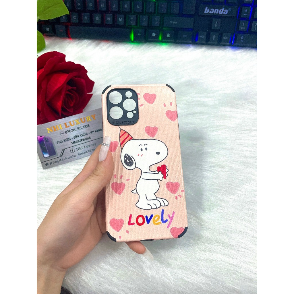 ỐP IPHONE CHÓ TRẮNG CHO DÒNG IP 12PRO