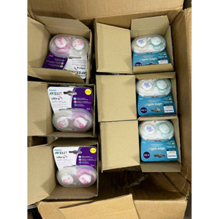 [ chính hãng ] Núm ti ngậm soothie Avent 0-3m, 3-18m