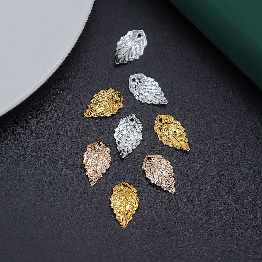 5 phiến lá treo 11*18mm nguyên liệu làm trâm làm trang sức cổ trang cosplay cổ phục có màu KC