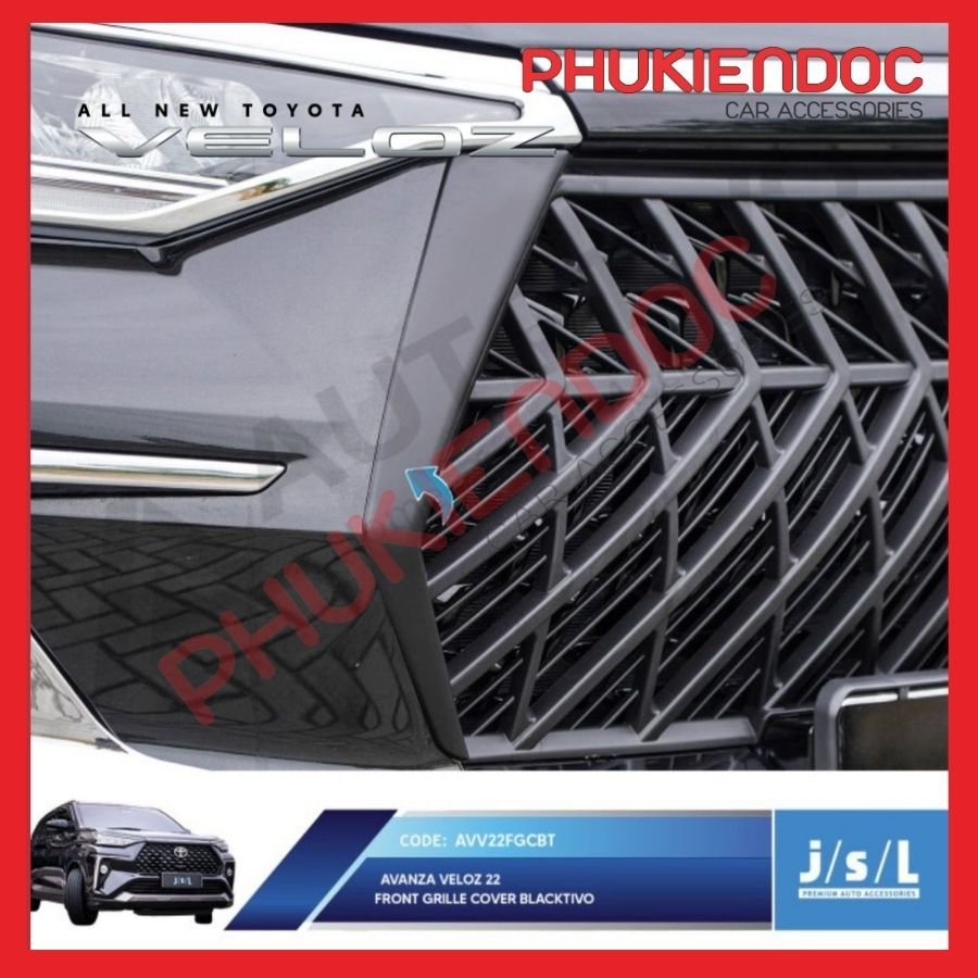 Ốp viền ca lăng Toyota Veloz/Avanza 2020 - 2023 nhập Indonesia