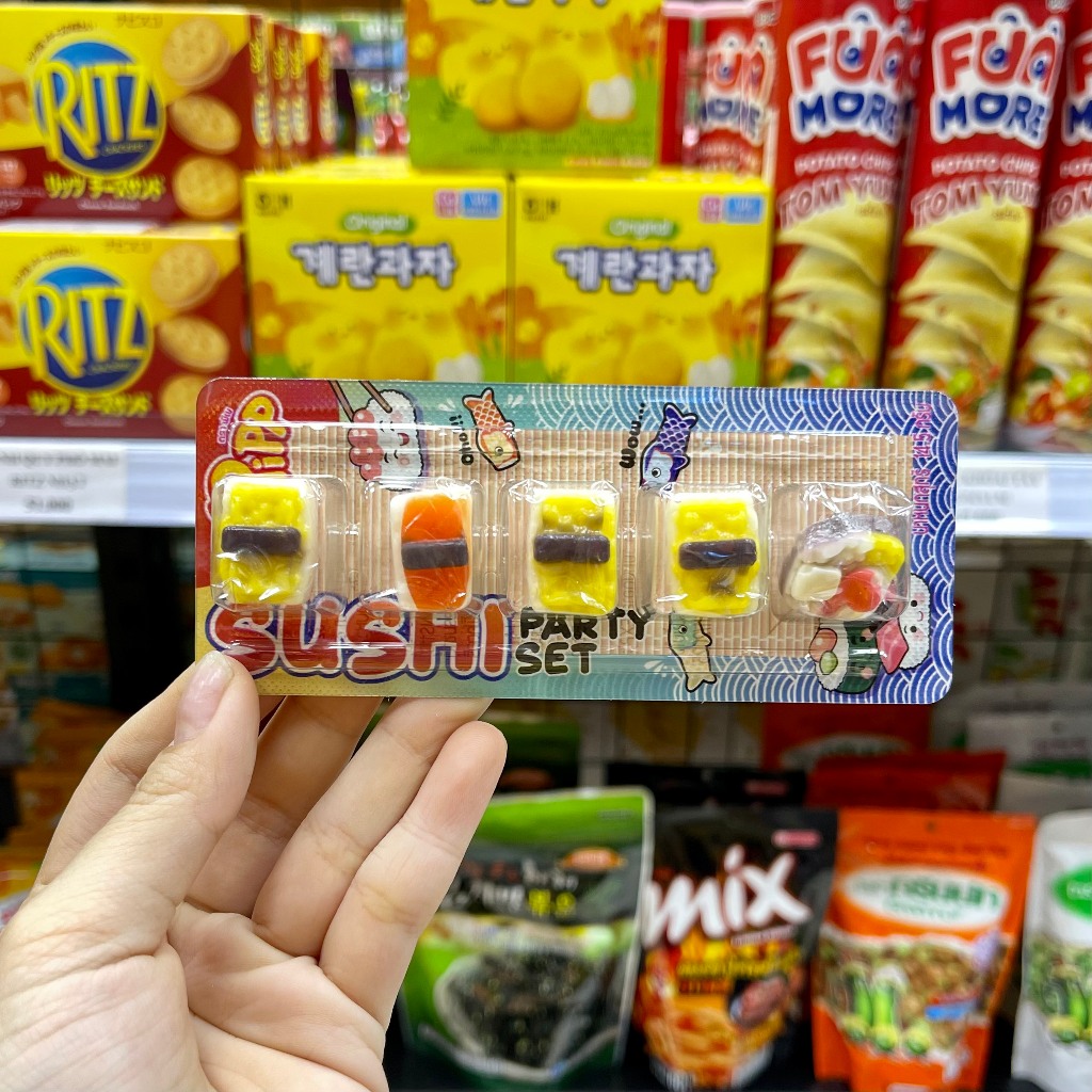 Kẹo dẻo Sushi Party Set Pipp Thái Lan