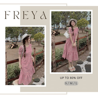 🛍Đầm váy nữ 🛍Đầm hồng cổ tròn tay ngắn,Váy hồng đuôi cá xinh,Váy caro xốp phối màu sang trọng,đi chơi đi tiệc đều đẹp