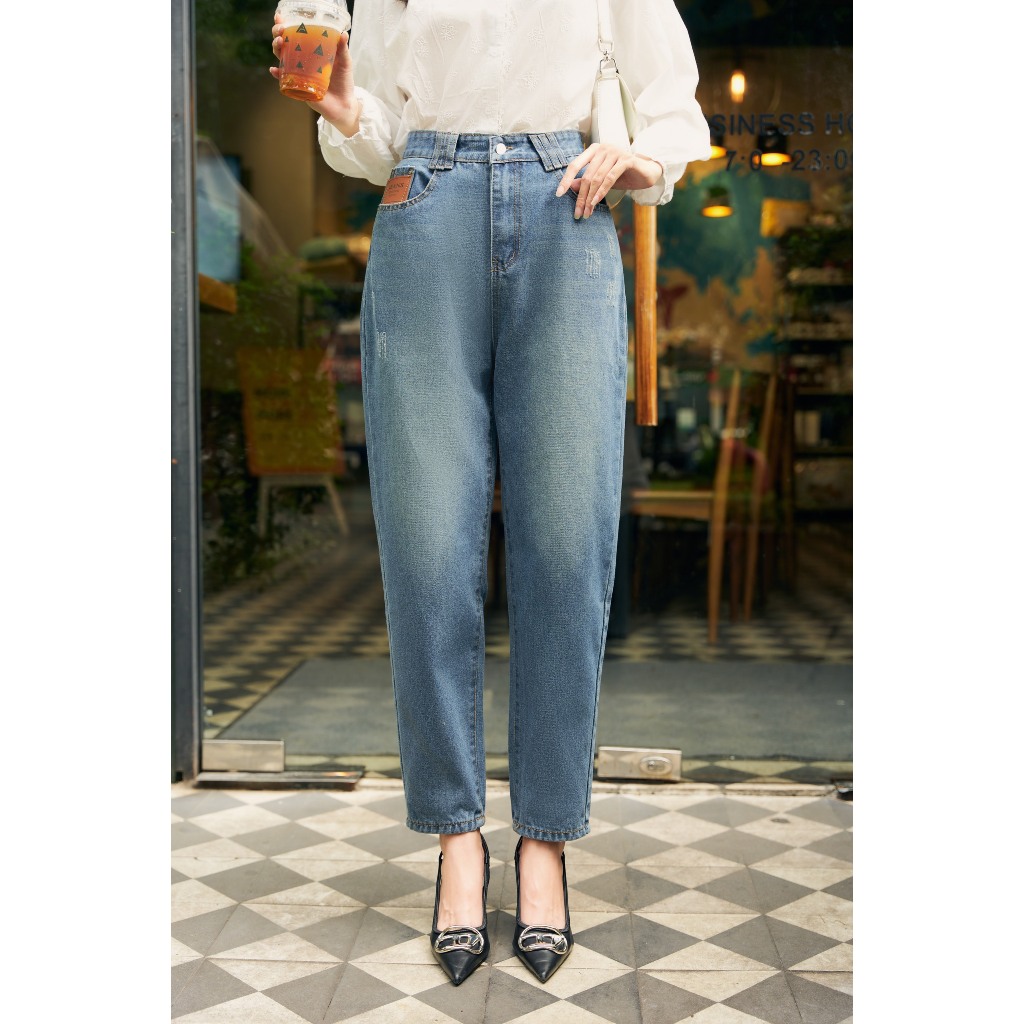 Quần jeans baggy basic QJW2276