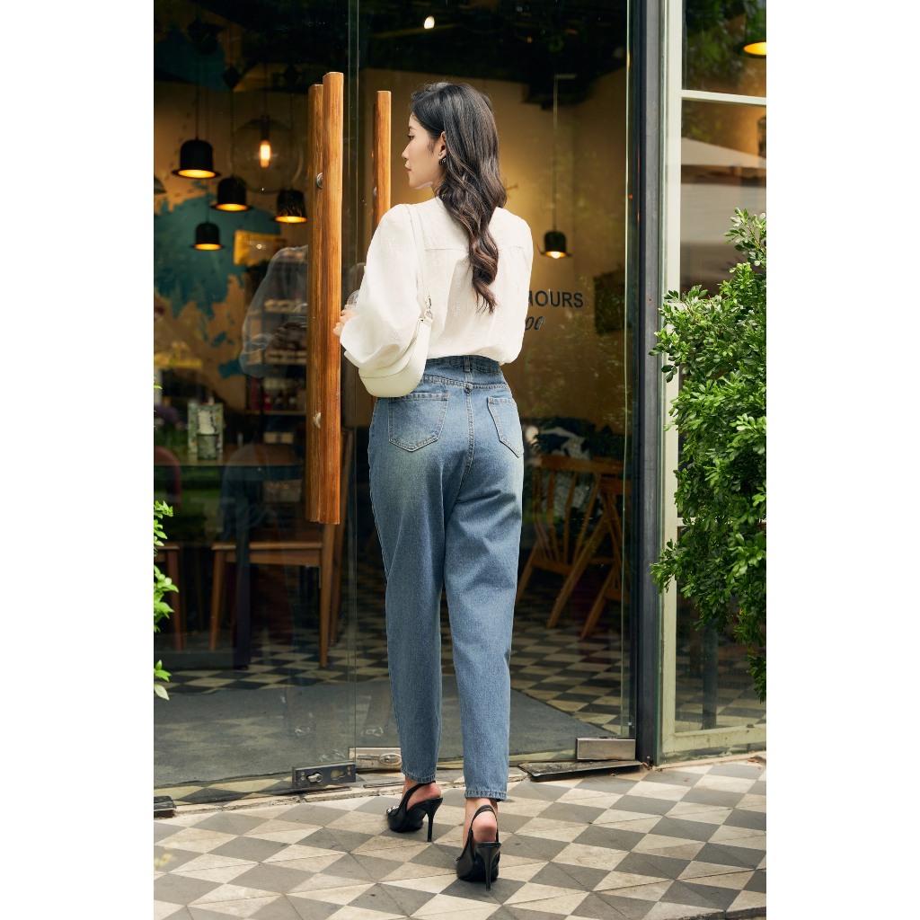 Quần jeans baggy basic QJW2276