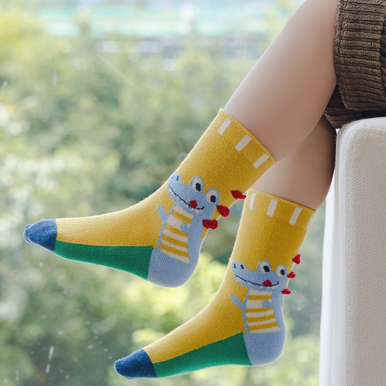 Tất Cho Bé, Set 5 Đôi, Mẫu Xuất Hàn MINLIU Socks Chính Hãng Cottong Mềm Mại, Tất Chân Bé Trai, Tất Chân Bé Gái