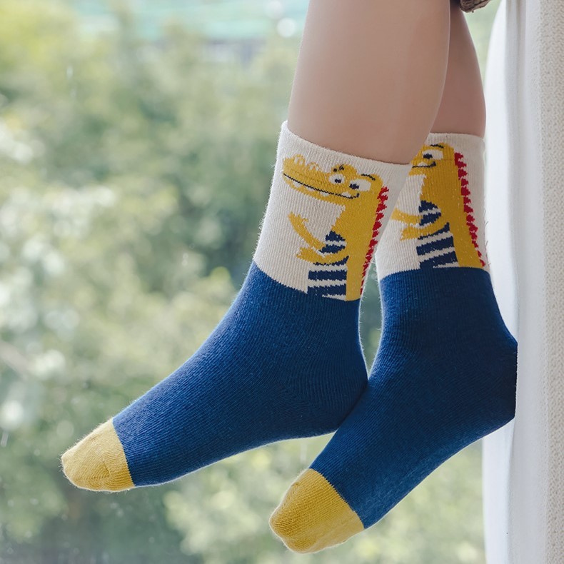 Tất Cho Bé, Set 5 Đôi, Mẫu Xuất Hàn MINLIU Socks Chính Hãng Cottong Mềm Mại, Tất Chân Bé Trai, Tất Chân Bé Gái