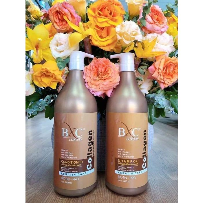 Dòng gội xả BXC LUXURY cao cấp to oạch 1,8L