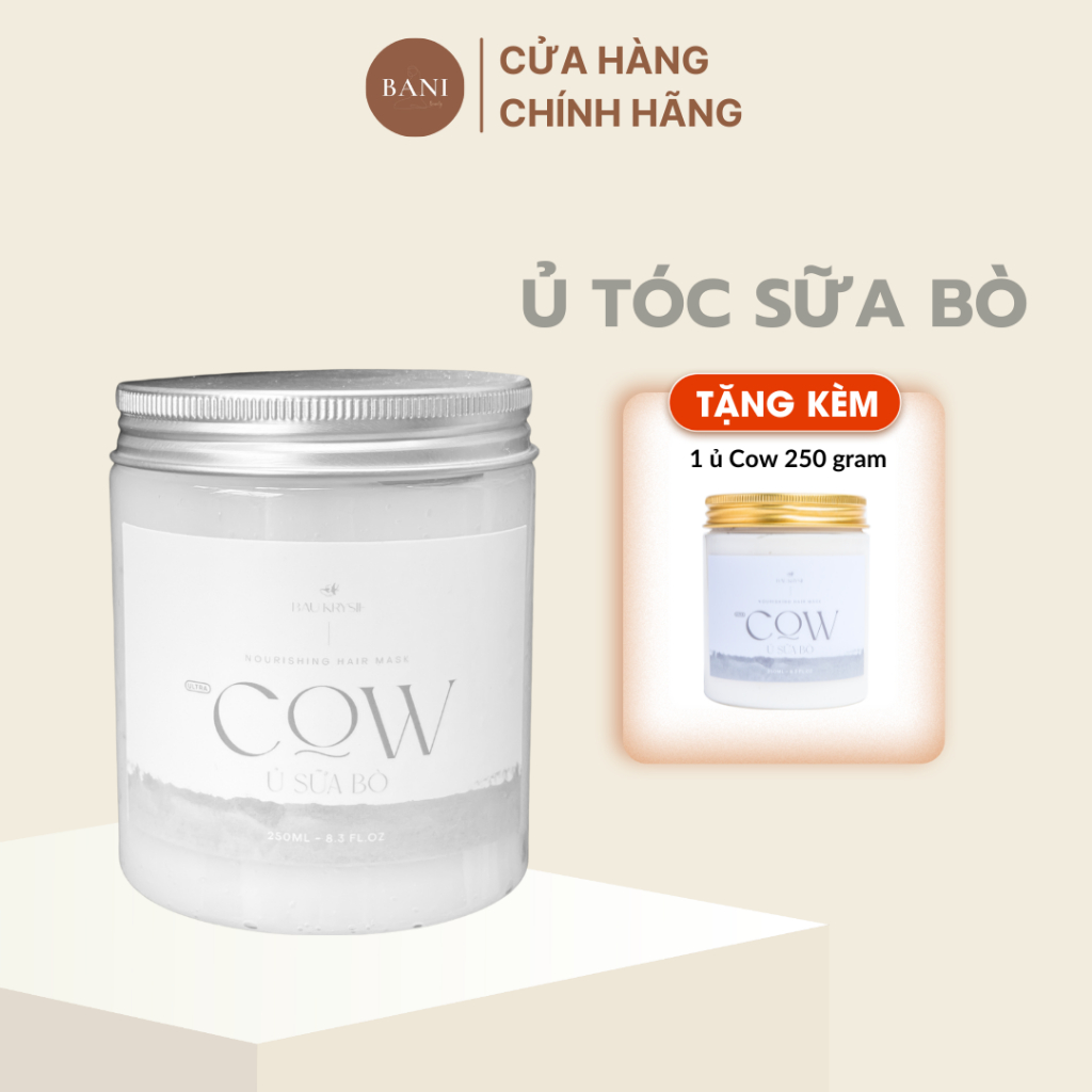 Ủ Tóc Sữa Bò Baukrysie Dưỡng Tóc Mềm Mượt