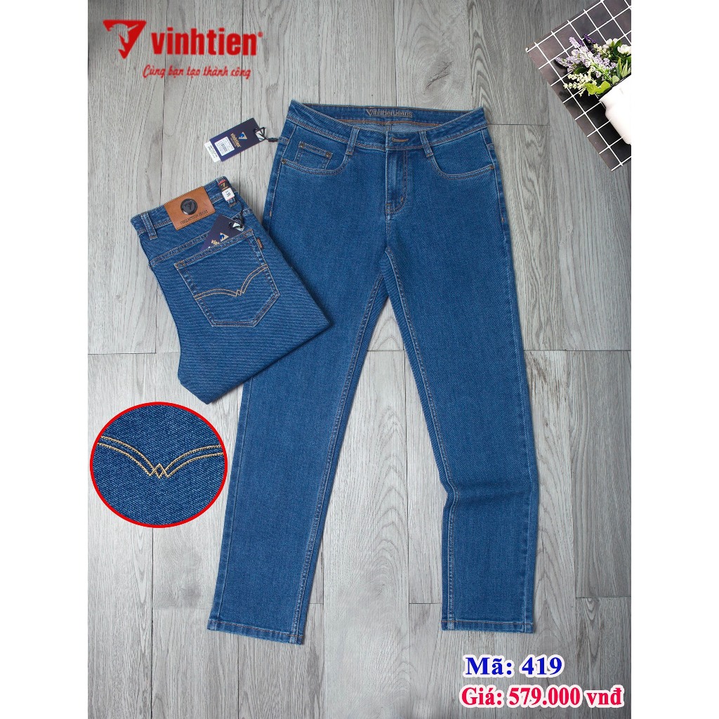 Quần Jeans Nam Cotton Cao Cấp Vĩnh Tiến 579