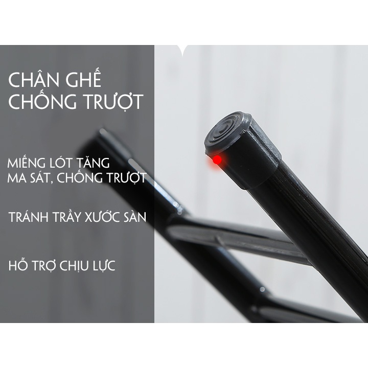 Ghế Gỗ Gấp Gọn Tiện Lợi, Ghế Bàn Ăn Hiện Đại, Khung Thép Chắc Chắn Nhiều Màu Sắc Lựa Chọn