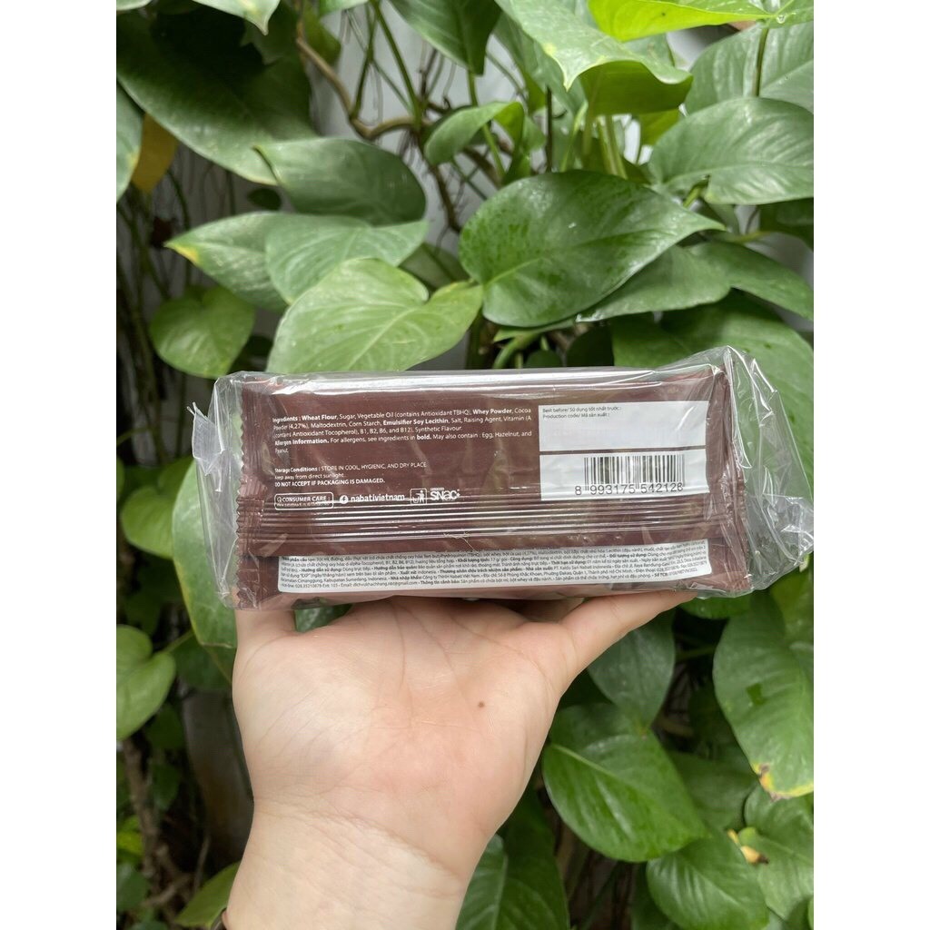 Bánh Kem Xốp 17g Sôcôla Richoco Nabati Chocolate Cream Wafer