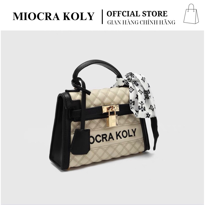 ( HÀNG CÓ SẴN ) Túi xách MIOCRA KOLY Authentic bản giới hạn kèm khóa tặng kèm khăn quấn ( kèm ảnh thật )
