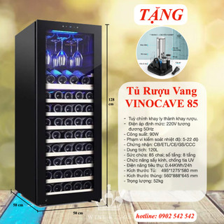 Tủ Rượu Vang, tủ bảo quản rượu vang VINOCAVE 85