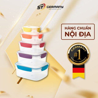 Bộ hộp đựng thực phẩm 5 món nội địa đức joseph joseph 81081 nest lock thiết kế đa dạng siêu tiện lợi germanysnt 510041