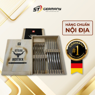 Bộ dao dĩa zwilling steak 12 món hộp gỗ nội địa đức thép không gỉ cao cấp germanysnt hcm 110012