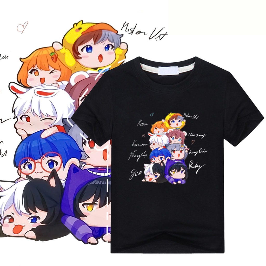 Áo Hero Team Kèm Chữ Ký Hero Team Màu Đen + Trắng Thoáng Mát, Thời Trang Hero Team Unisex,Có size t