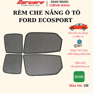 Rèm che nắng theo xe  Ford Ecosport 2014-2021- Bộ 4 tấm dính nam châm