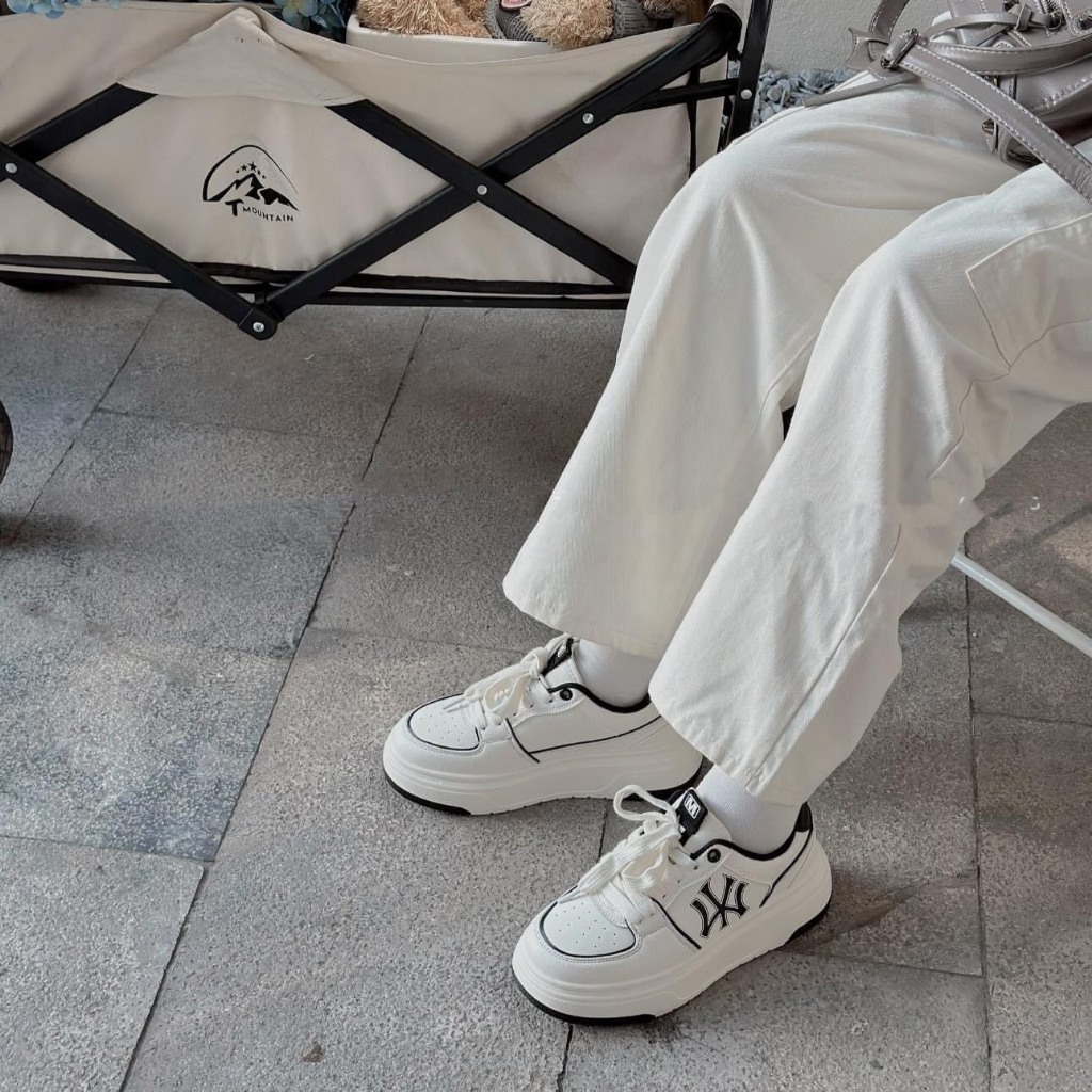 Giày Sneakers Nữ - Giày Thể Thao MMOK NY Đế Độn 5p QCCC Fullbox