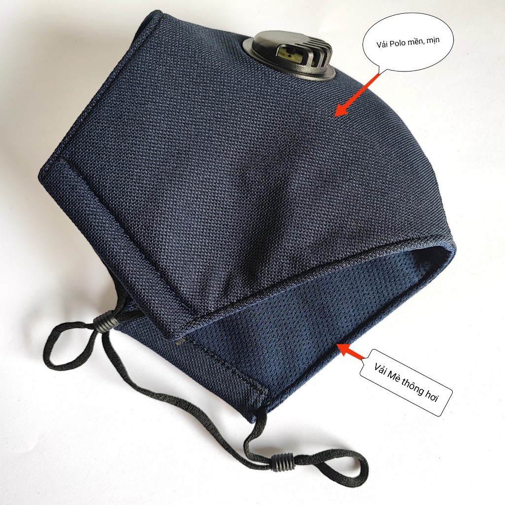 Khẩu trang vải có van thở 1 chiều chuyên dụng