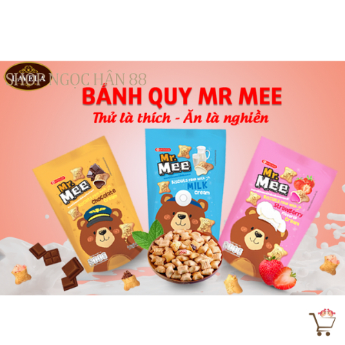 Bánh Quy Gấu Thái Lan Mr.Mee 22gr - Đủ Vị