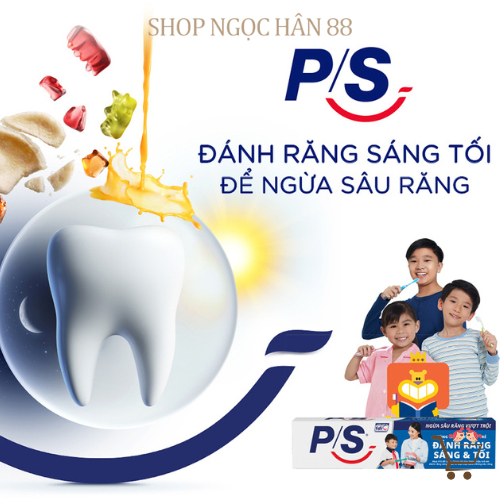 Kem đánh răng P/S ngừa sâu răng - Tuýp 180gr