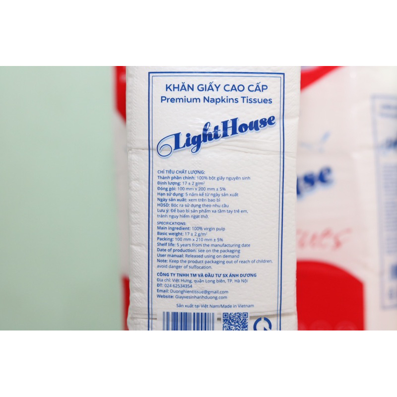 Giấy ăn đóng 1 kg Light House