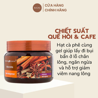 Tẩy da chết quế hồi nga chiết xuất cà phê 380g