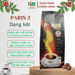 Cà phê bột pha phin Paris 2 - Hương vị đậm đà, đẳng cấp