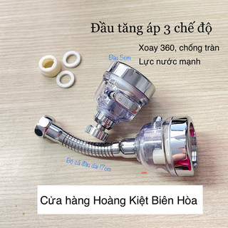 Đầu Vòi Tăng Áp Xoay 360 Độ Nhiều Chế Độ Tiết Kiệm Nước