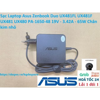 ⚡️ Sạc Laptop Asus Zenbook Duo UX481FL UX481F UX481 UX480 PA-1650-48 19V - 3.42A - 65W Chân kim nhỏ