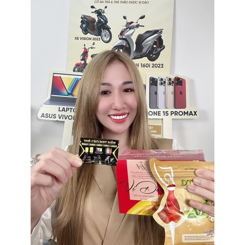 Trà giảm cân vị đào thơm dễ uống - giảm cân an toàn Đông Anh