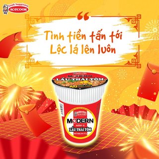 🍑 🍑 Mì Ly Modern Lẩu Thái Tôm 🍑 🍑