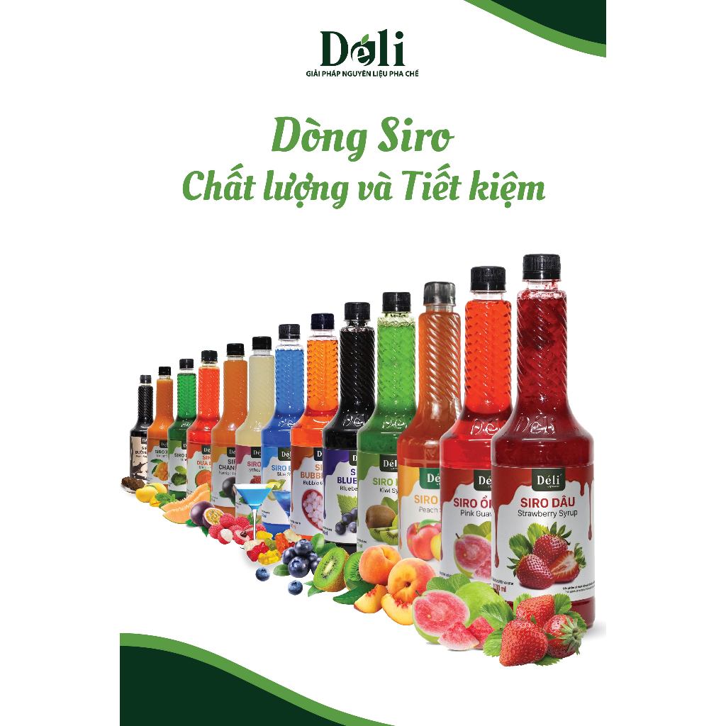 HSD: 12 tháng. Nguyên liệu dùng pha chế trà trái cây, soda