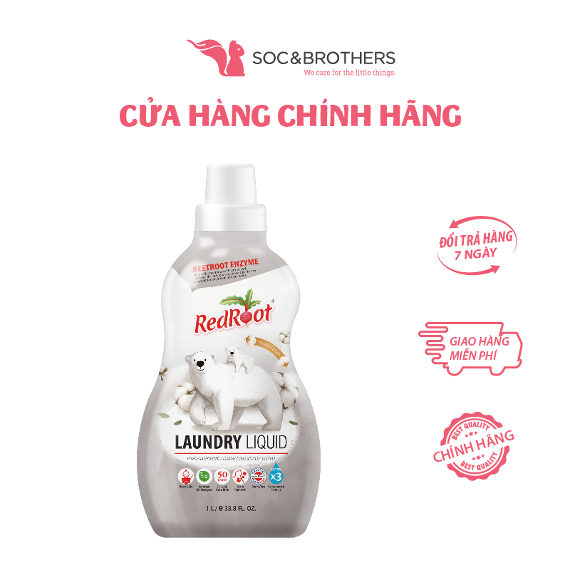 Nước giặt organic RedRoot 1000ml