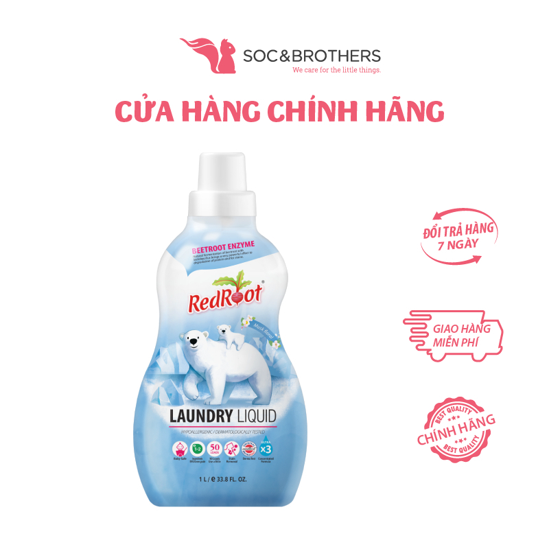 Nước giặt organic RedRoot 1000ml