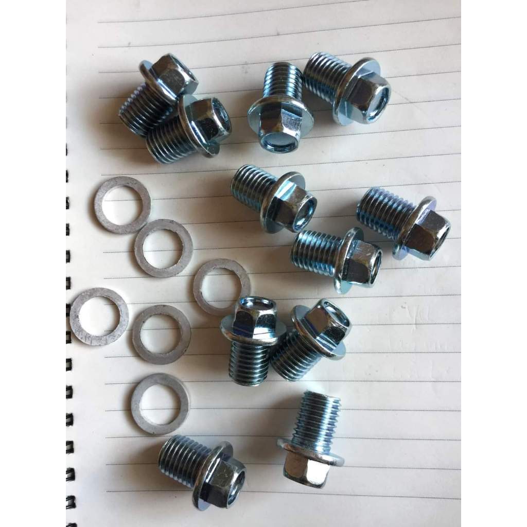 Ốc xả nhớt nam 12mm châm hút cặn bẩn, mạt kim loại bảo vệ động cơ xe máy , xe số , xe ga honda yamaha