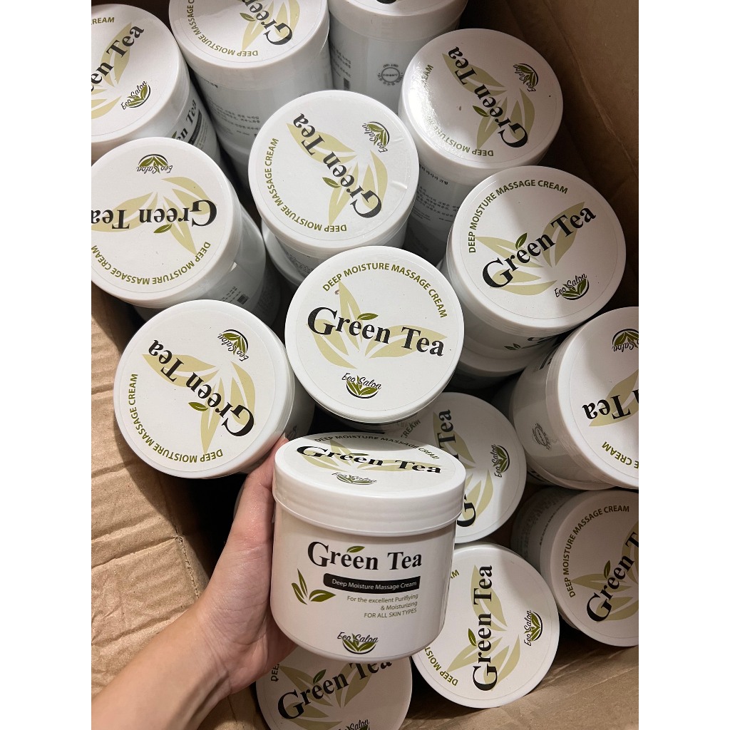 Kem massage Trà Xanh Green Tea Pinkmia - Hàng Chuẩn Có Vỏ Hộp Đầy Đủ