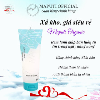 Kem lạnh giảm mùi hôi cơ thể, gel khử mùi Maputi Nhật Bản 120g