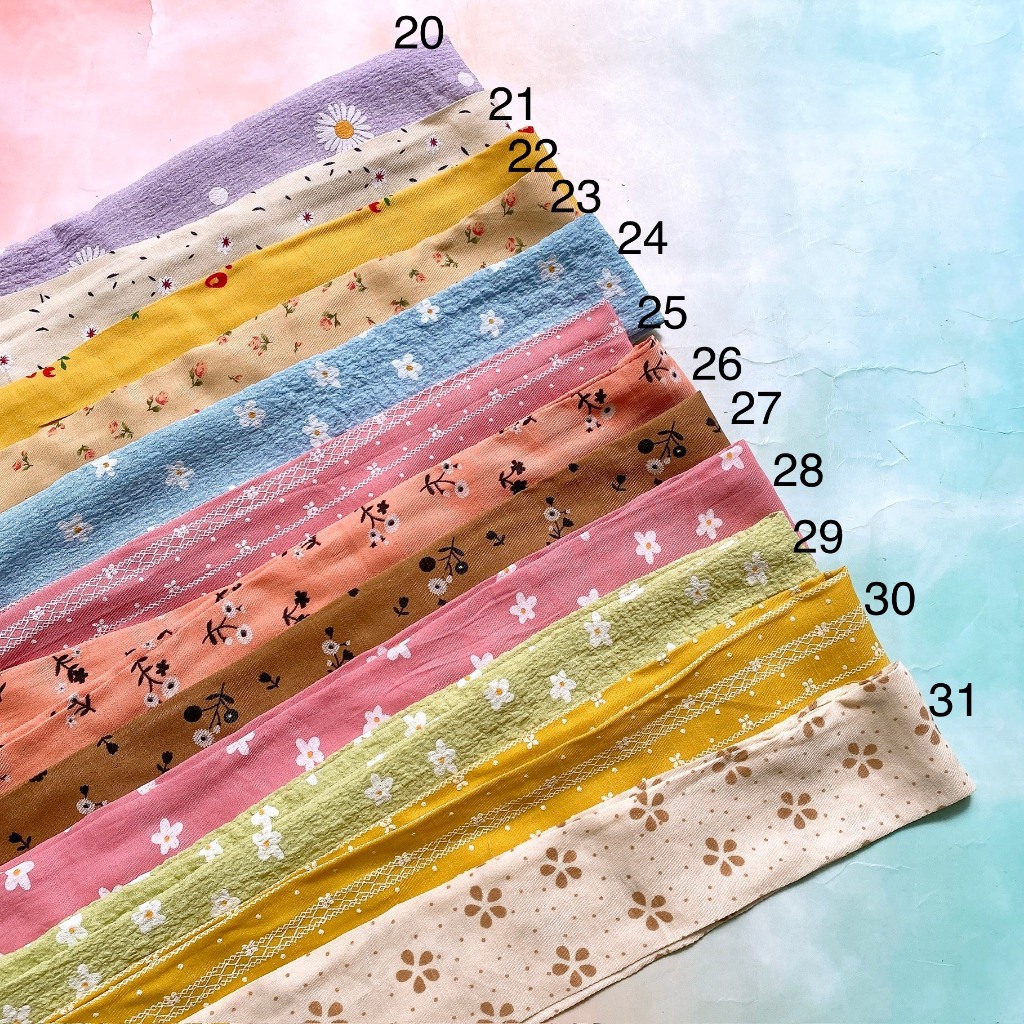 Băng đô dây vải làm turban cột tóc thắt nơ cổ nhiều mẫu TIMSTORE phong cách hàn dễ thương