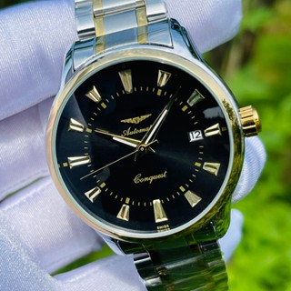 [MÁY CƠ] Đồng hồ nam LonG Loại 1 Dây Thép Đúc [Bảo hành 24 tháng]