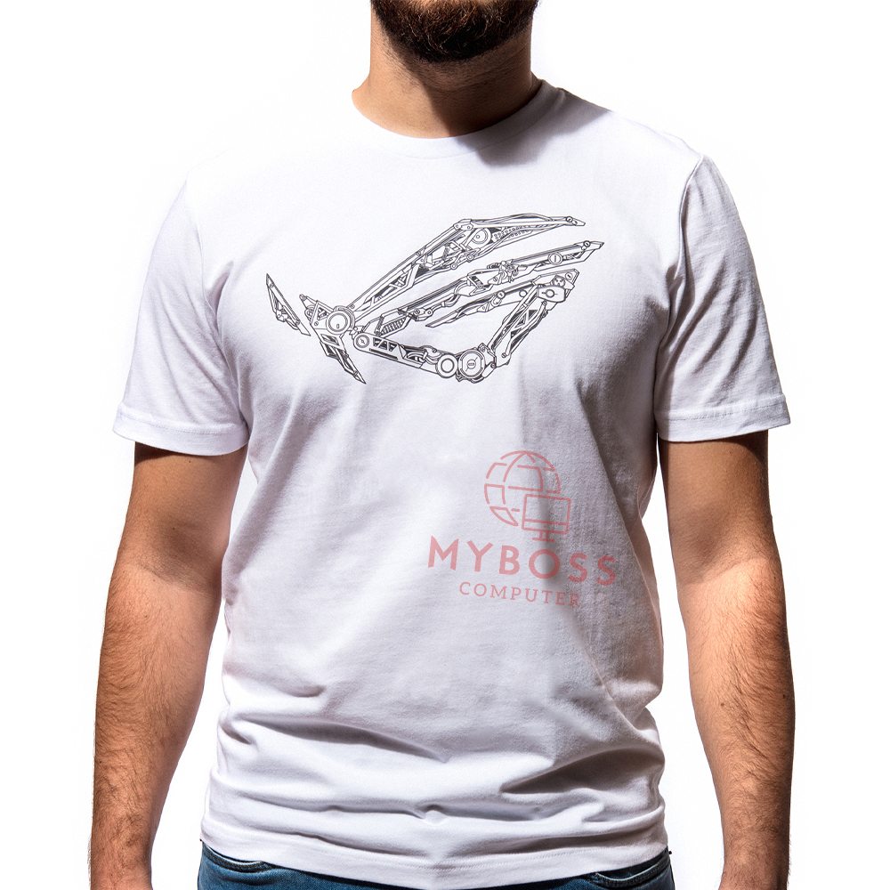 Áo Thun ASUS ROG STRIX Trắng Phiên Bản Giới Hạn Chính Hãng 2023 - Size M, L