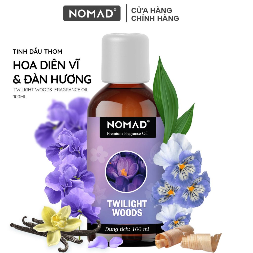 Tinh Dầu Thơm Nomad xông thơm phòng, khử mùi, làm nến thơm - Twilight Woods