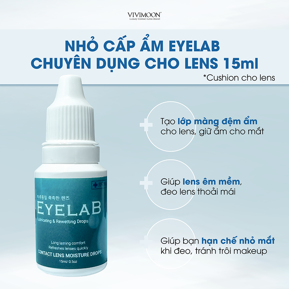 Nước nhỏ cấp ẩm VIVIMOON LENS cho kính áp tròng Eyelab