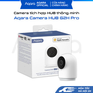 Camera Aqara G2H Pro bản Quốc Tế Full HD 1080p, tích hợp Hub Zigbee, Secure Video, hỗ trợ HomeKit, tặng kèm củ sạc 5V-1A