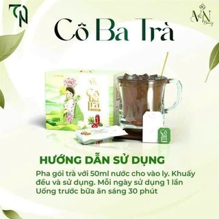 🍭 trà sen giảm mỡ cô ba trà đông anh - tặng cao gừng và đai sinh nhiệt