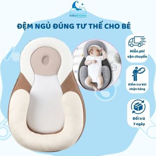 Đệm ngủ đúng tư thế cho bé, Gối định hình chống méo đầu cho bé Baby Dreams