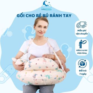 Gối cho con bú đa năng cao cấp chống trào ngược cho bé Baby Dream - tạo tư thế thế cho bé bú khoa học