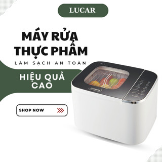 Máy Rửa Thực Phẩm Đa Năng Siêu Âm ECOMAMA Công Nghệ 2 Trong 1 Khử Độc Hoa Quả, Tiệt Trùng Bình Sửa Bảo Hành 2 Năm