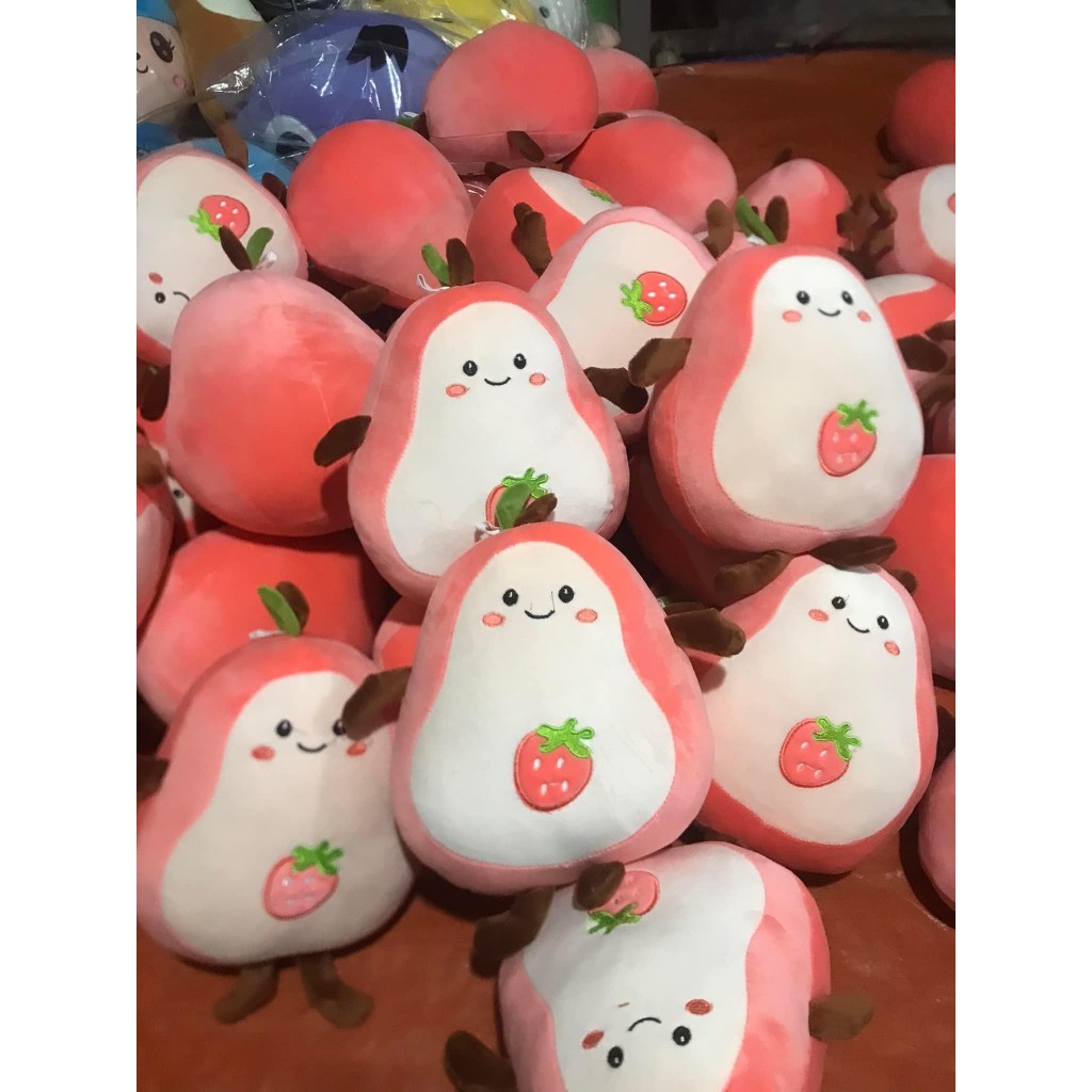 Gấu bông trái cây quả đào siêu cute